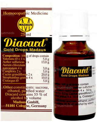 Adel Diacard Gold Madaus Drops 25Ml